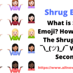 type shrug emoji in windows android macos ios devices