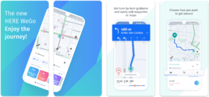 here we go maps navigation location tracking android app google playstore image