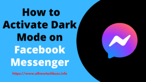 how to activate dark mode on facebook messenger