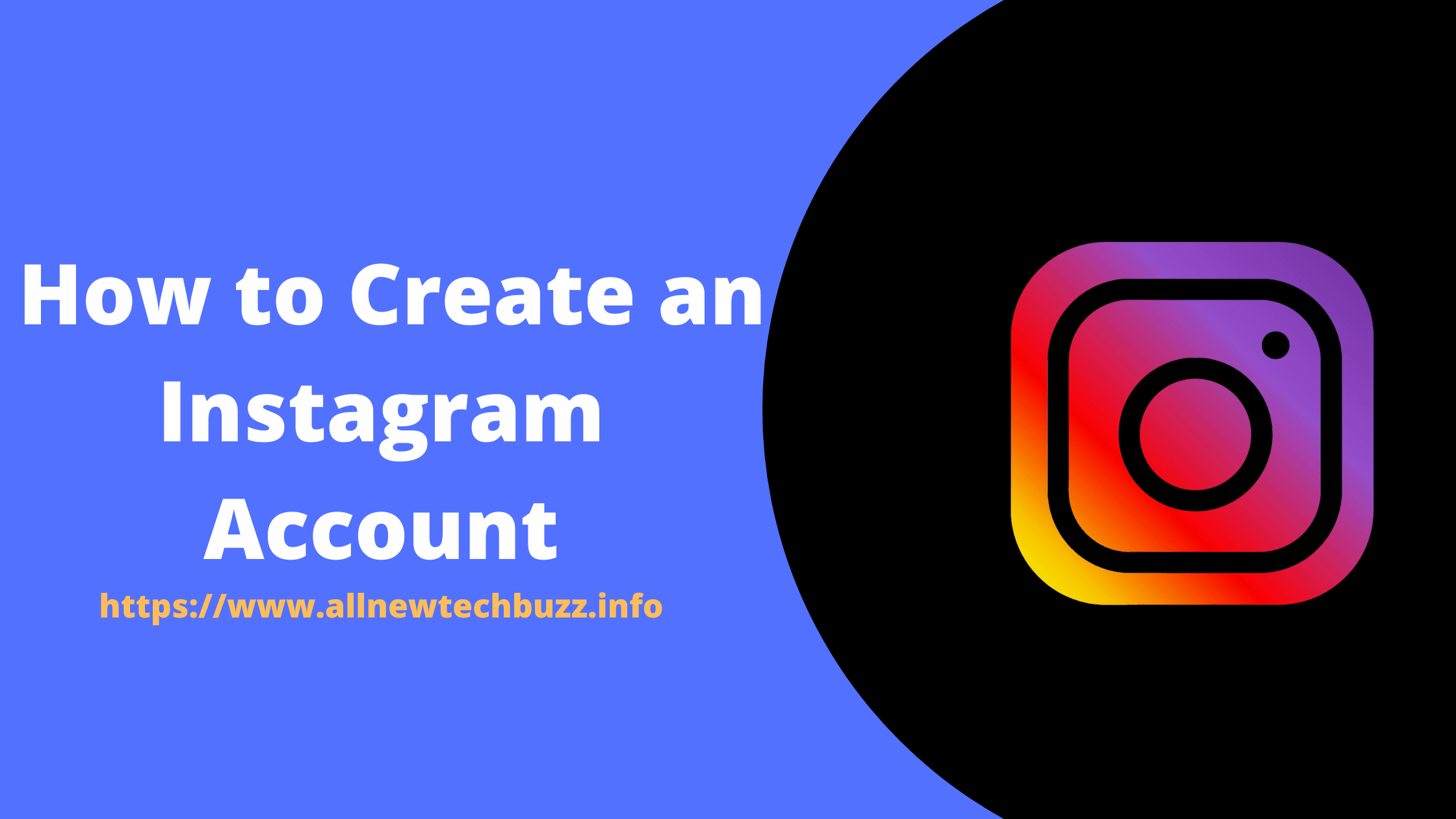 how to create an instagram account