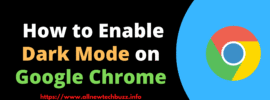 how to enable dark mode on google chrome