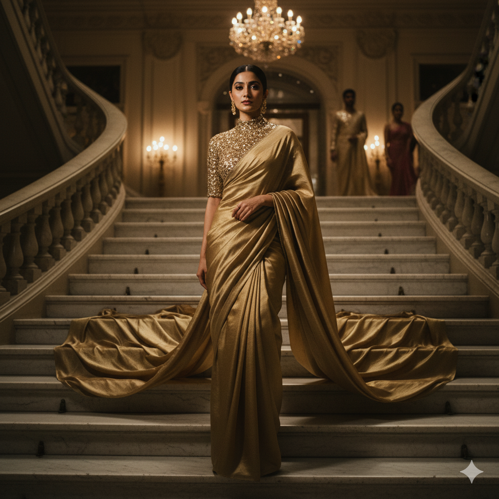 New Viral Saree Trends: 10+ Best Gemini AI Prompts Stunning Images That Redefine Indian Fashion
