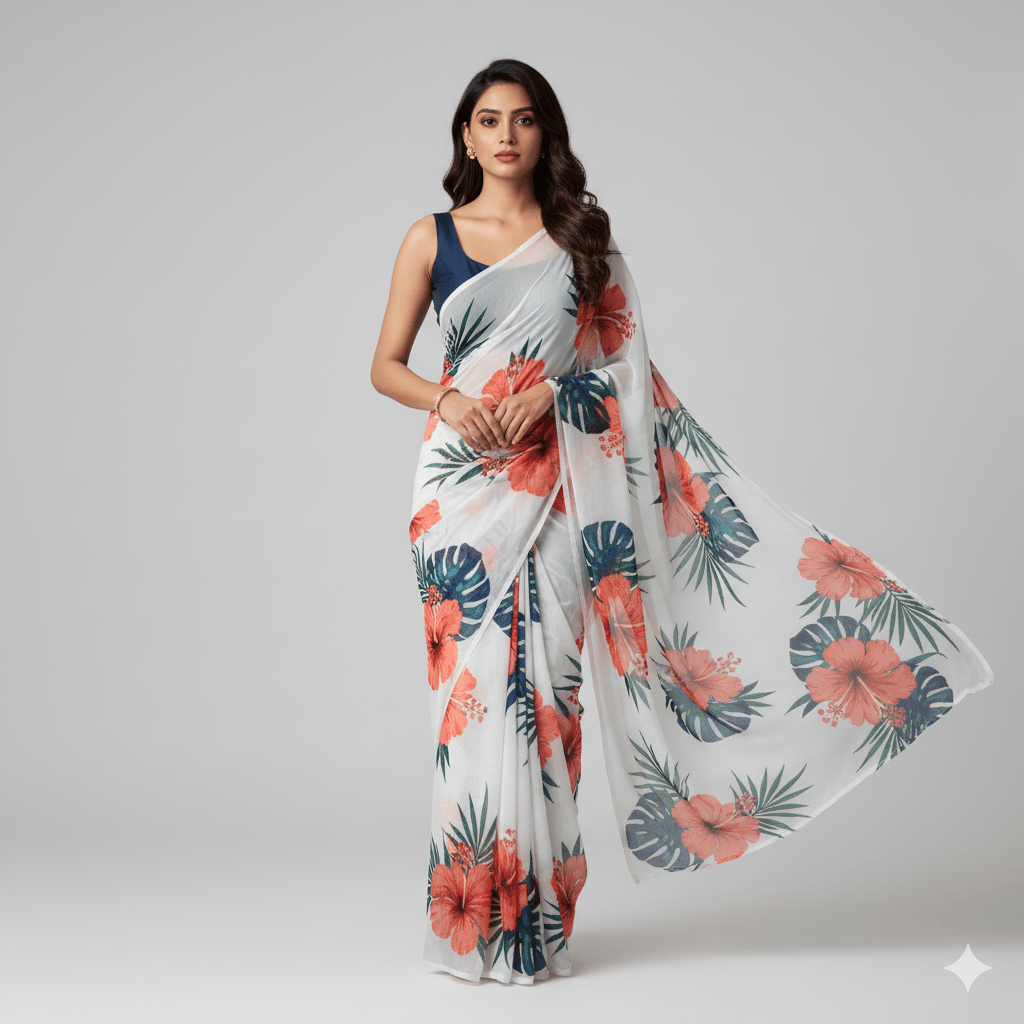 New Viral Saree Trends: 10+ Best Gemini AI Prompts Stunning Images That Redefine Indian Fashion