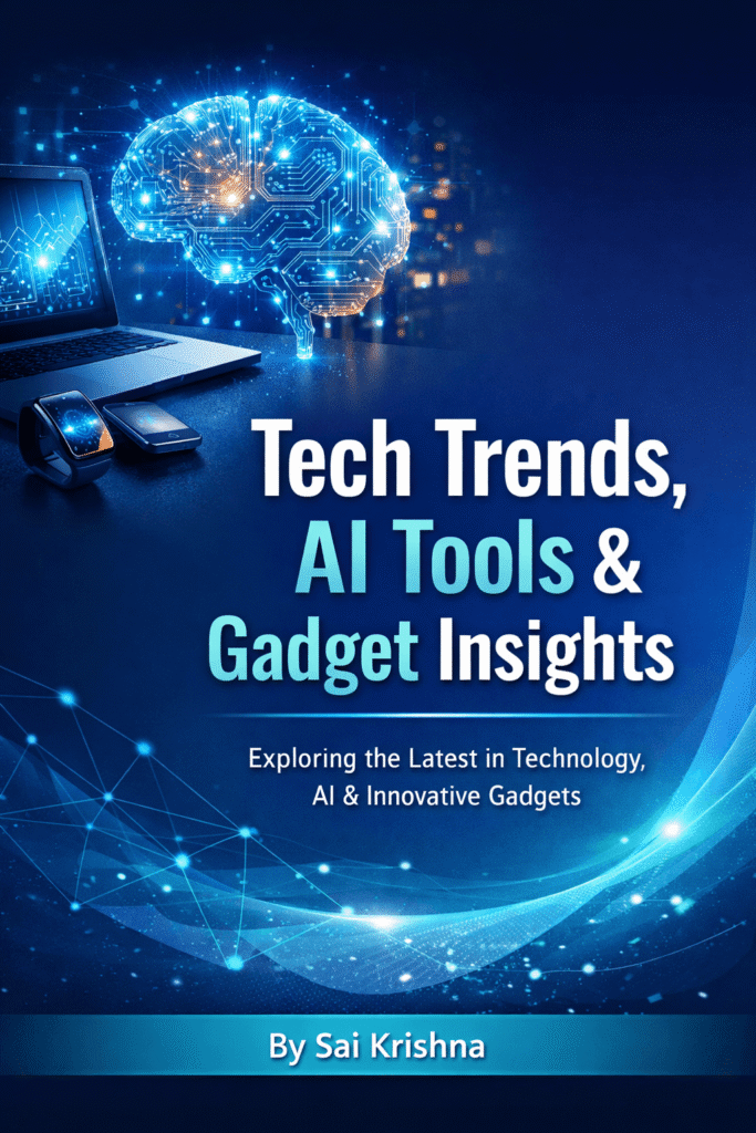 All New Tech Buzz - Modern tech ebook cover featuring AI tools, gadgets, and digital innovation guide for technology enthusiasts